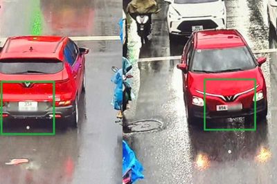 Hà Nội: Tài xế gắn 2 biển số khác nhau bị 'bắt bài' bởi camera AI