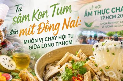 Ăn chay đâu chỉ có rau: Khám phá những món 'lạ' tại lễ hội ẩm thực ở TP.HCM