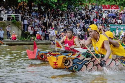 Đua thuyền Kiến Giang: Di sản 500 năm trong ngày 'Tết Độc lập'
