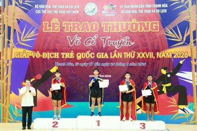 Võ cổ truyền trẻ hội tụ, Thanh Hóa khẳng định sức mạnh ở nội dung đối kháng