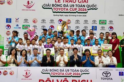 U9 HVL Sơn La lần đầu vô địch Giải bóng đá U9 toàn quốc