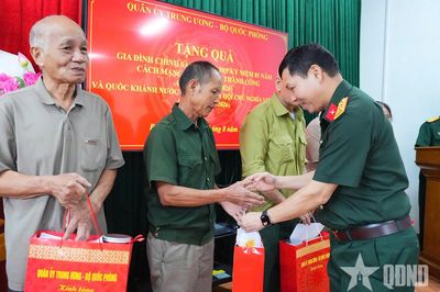Quân ủy Trung ương, Bộ Quốc phòng tặng quà gia đình chính sách tại Thái Nguyên