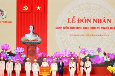 Công an Đà Nẵng đón nhận danh hiệu Anh hùng Lực lượng vũ trang nhân dân
