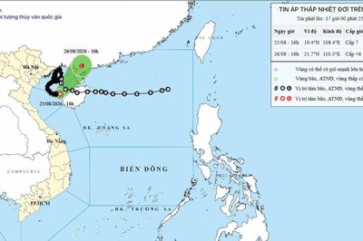 Bão số 4 suy yếu thành áp thấp nhiệt đới