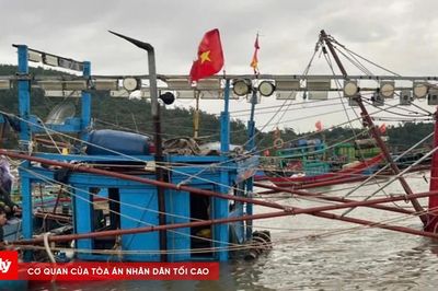 Ảnh hưởng hoàn lưu bão số 4, một tàu cá bị chìm ở Nghi Sơn