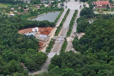 Cận cảnh nơi dự kiến đặt Tượng đài 'Bác Hồ với ngày hội non sông' ở Đền Hùng