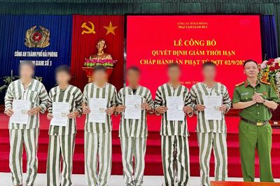 Hải Phòng giảm thời hạn chấp hành án phạt tù cho 46 phạm nhân