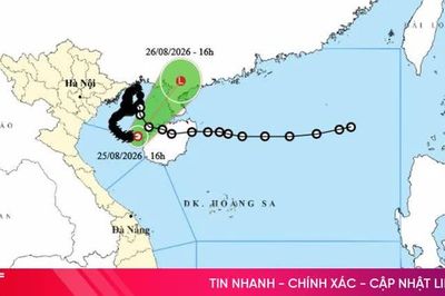 Bão số 4 suy yếu thành áp thấp nhiệt đới