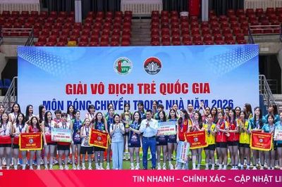 Bế mạc Giải Vô địch trẻ quốc gia môn bóng chuyền trong nhà năm 2026