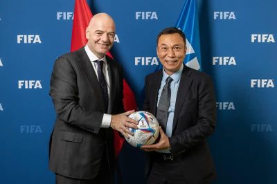 Chủ tịch FIFA Gianni Infantino dự khán trận chung kết ASEAN Cup giữa Việt Nam và Thái Lan
