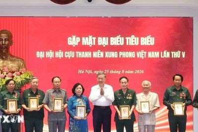 Tổng Bí thư, Chủ tịch nước gặp mặt đại biểu dự Đại hội toàn quốc Hội cựu thanh niên xung phong