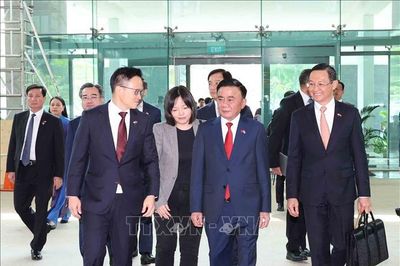 Thường trực Ban Bí thư Trần Cẩm Tú kết thúc tốt đẹp chuyến thăm chính thức Singapore