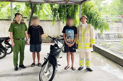 Kiểm tra xe không biển số, phát hiện phương tiện trộm cắp