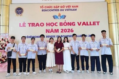 19 học sinh Bắc Ninh được trao học bổng Vallet 2026