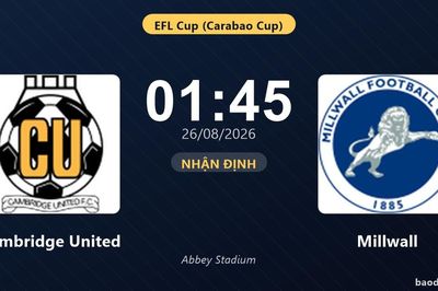 Nhận định Cambridge United vs Millwall: Thắng để đi tiếp