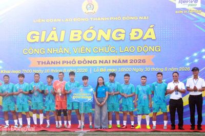 4 đội bóng vào bán kết Giải Bóng đá công nhân, viên chức, lao động Đồng Nai