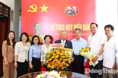 Đồng Tháp: Trao tặng, truy tặng 6.208 Huy hiệu Đảng dịp 2-9-2026