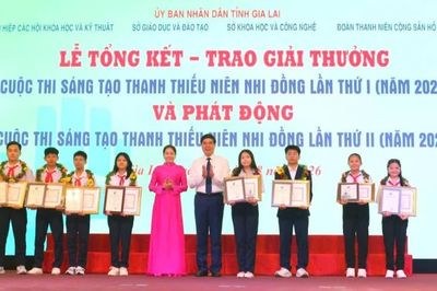 51 đề tài đạt giải tại Cuộc thi Sáng tạo thanh thiếu niên, nhi đồng tỉnh Gia Lai lần thứ I