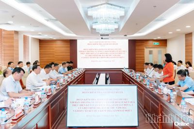 Đoàn Kiểm tra, giám sát số 234 làm việc với Ban Thường vụ Tỉnh ủy Khánh Hòa