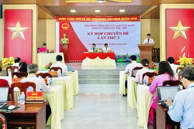HĐND xã Nam Cam Ranh tổ chức Kỳ họp chuyên đề lần thứ 3