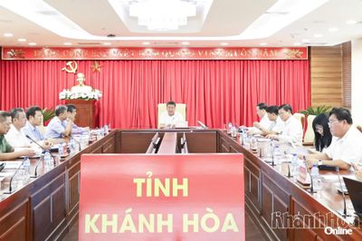 Ban Chỉ đạo Phòng, chống tham nhũng, lãng phí, tiêu cực tỉnh Khánh Hòa tổ chức phiên họp tháng 8-2026