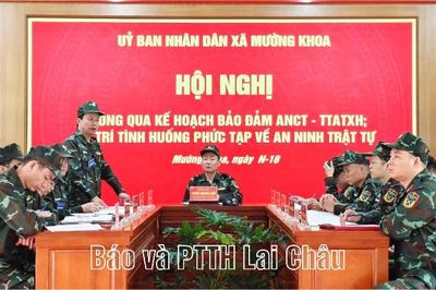 Xã Mường Khoa tổ chức thành công diễn tập tác chiến trong khu vực phòng thủ năm 2026