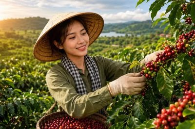 Giá cà phê hôm nay 25/8/2026: Cao nhất 96.800 đồng/kg