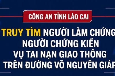 Truy tìm người làm chứng, người chứng kiến vụ tai nạn giao thông trên đường Võ Nguyên Giáp