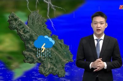 Dự báo thời tiết đêm 25 và ngày 26/8