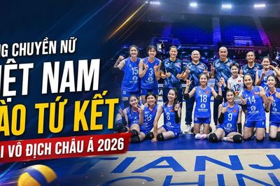 Bóng chuyền nữ Việt Nam vào tứ kết giải vô địch châu Á 2026