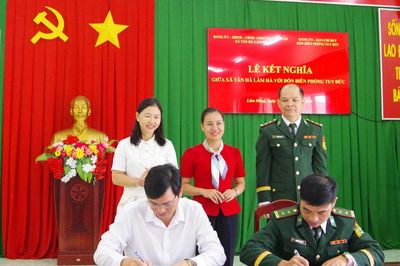 Lâm Đồng triển khai kết nghĩa, đỡ đầu các đơn vị Bộ đội Biên phòng