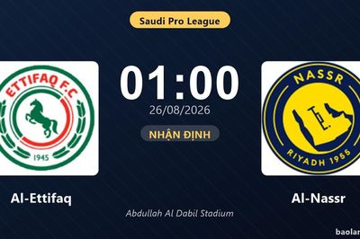 Nhận định Al-Ettifaq vs Al-Nassr: Cơ hội bám đuổi ngôi đầu