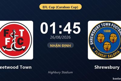 Nhận định Fleetwood Town vs Shrewsbury: Thắng để đi tiếp