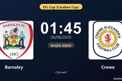 Nhận định Barnsley vs Crewe: Thắng để đi tiếp