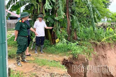 Phú Thọ: Mưa lớn gây thiệt hại nhiều công trình, nhà cửa và sản xuất