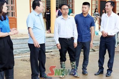 Đồng chí Phó Chủ tịch UBND tỉnh kiểm tra công tác chuẩn bị khánh thành, khai giảng các trường nội trú biên giới