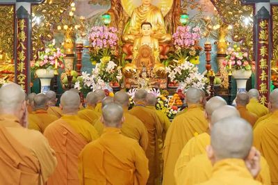 Lễ Tự tứ mãn hạ và Vu lan - Báo hiếu tại chùa Huỳnh Kim