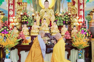 Trang nghiêm Lễ Tự tứ kết thúc mùa An cư tại trường hạ chùa Tâm Ấn (Gia Lai)