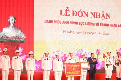Công an thành phố Đà Nẵng đón nhận danh hiệu Anh hùng Lực lượng vũ trang nhân dân