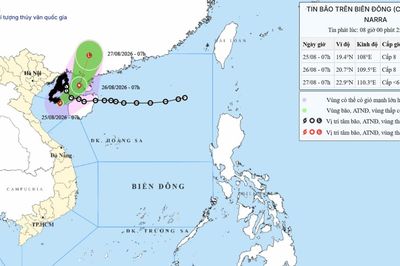 Bão số 4 suy yếu, mưa lớn có xu hướng giảm dần