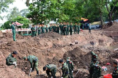 Đã quy tập được 494 bộ hài cốt liệt sĩ tại Công viên Lê Thị Riêng