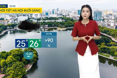 Dự báo thời tiết sáng | 25/08/2026