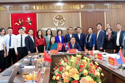 Nhiều tiềm năng hợp tác phường Đông Ngạc và huyện Saythany
