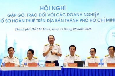 8 tháng đầu năm 2026, Thuế Thành phố Hồ Chí Minh hoàn thuế hơn 29.500 tỷ đồng