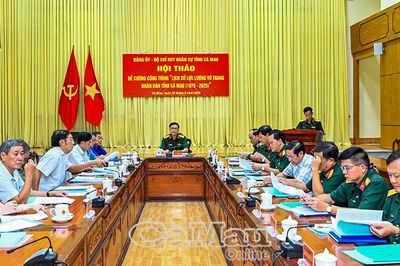 Làm rõ chặng đường 50 năm xây dựng, chiến đấu và trưởng thành của LLVT tỉnh Cà Mau