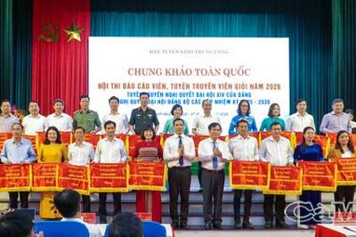 Khai mạc Hội thi Báo cáo viên, Tuyên truyền viên giỏi toàn quốc năm 2026