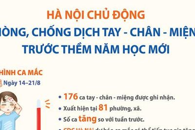 Hà Nội chủ động phòng, chống tay - chân - miệng trước thềm năm học mới