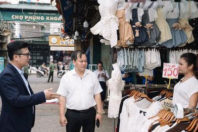 Phường Đại Mỗ lan tỏa mô hình 'Chợ văn minh, thanh toán hiện đại'