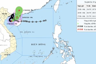 Thông tin mới nhất về diễn biến bão số 4