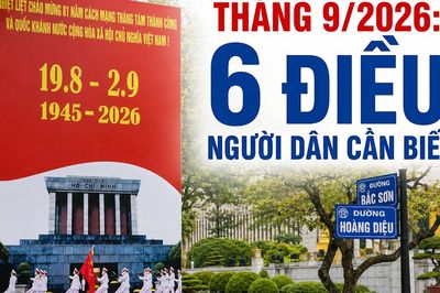Tháng 9/2026: 6 điều người dân cần biết